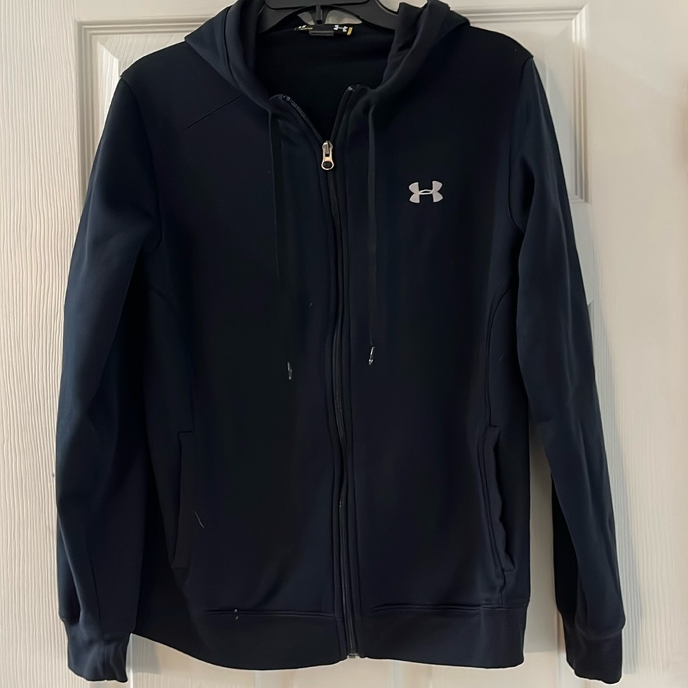 Black Full Zip Under Armour Hoodie